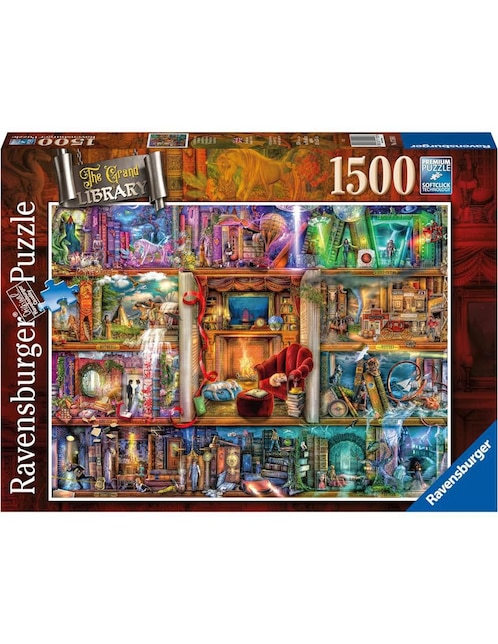 Rompecabezas Biblioteca Antigua Enigmatic La Gran Biblioteca Ravensburger 1500 piezas