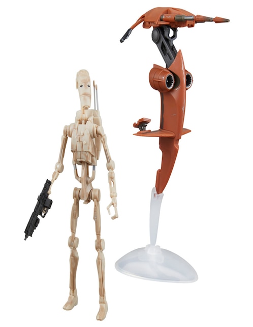 Figura de acción articulada Star Wars STAP y Battle Droid Hasbro