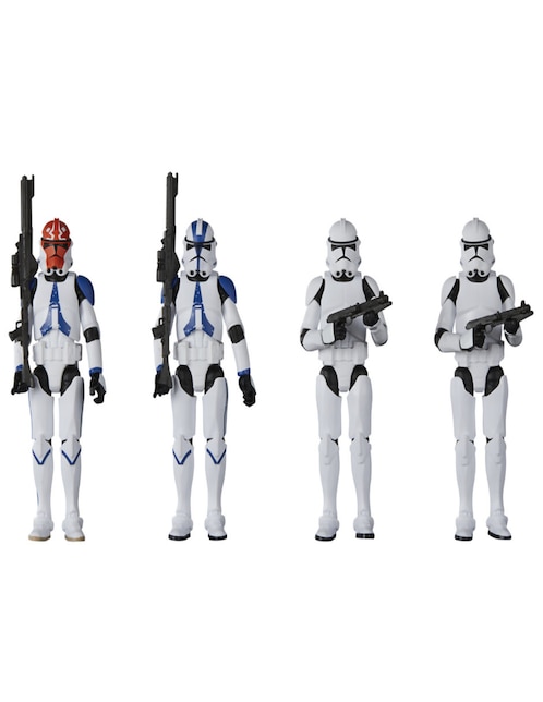 Set figuras de acción articuladas Star Wars Clone Trooper Hasbro