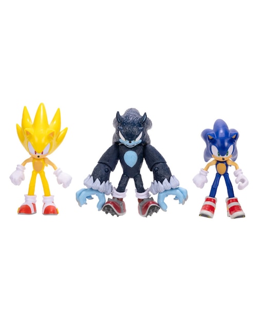 Set figuras acción articuladas Sonic The Hedgehog Movie Collection Jakks Pacific