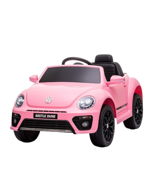 Automóvil montable Pingüe VW Beetle recargable