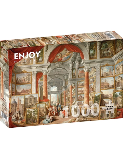 Rompecabezas Roma Giovanni Panini - Galería de Vistas de Roma Moderna 1000 piezas 1