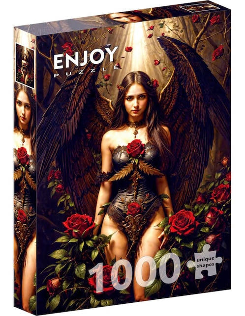 Rompecabezas Hadas mágicas Ángel Oscuro Enjoy Puzzle 1000 piezas