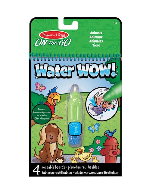 Set juego Spin Master SM Melissa & Doug MAC APO Water Wow - Animales