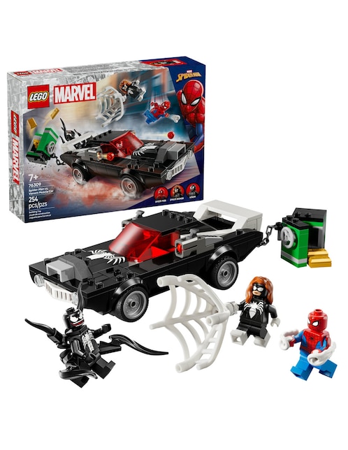 Marvel Spider-Man vs. Auto Brutal de Venom 76309