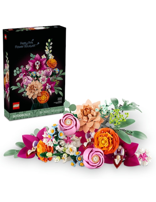 Lego Botanicals Ramo de Flores Fantasía en Rosa 10342