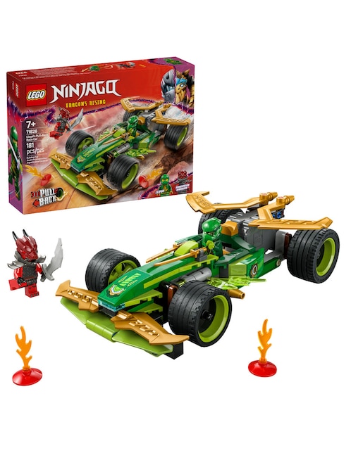 Lego Ninjago Auto de Carreras con Motor de Carga Manual de Lloyd 71828