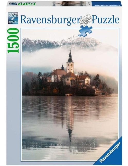 Rompecabezas Paisaje The Island of Wishes Bled, Slovenia 1500 piezas