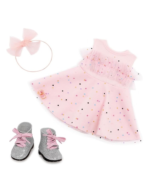 Conjunto de ropa para muñeca Pink & Colorfull Our Generation