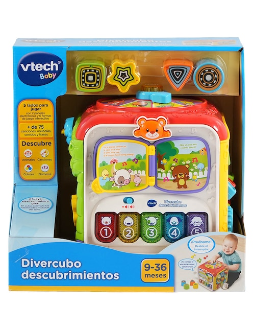 VTECH Divercubo descubrimientos Vtech juego musical infantil unisex