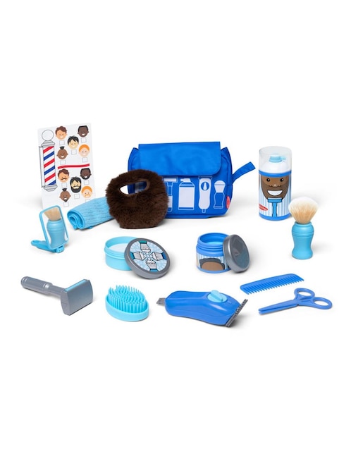 Barber Shop Play Set Melissa & Doug juego didáctico para niño