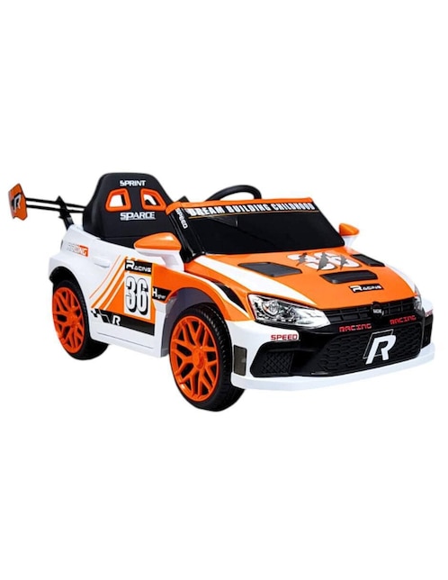 Automóvil montable The Baby Shop Rally de recargable