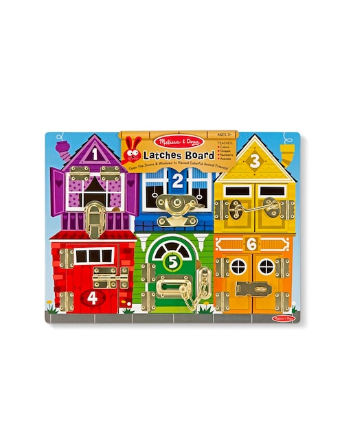 Tablero De Juego Con Cerraduras Melissa & Doug juego armable infantil unisex