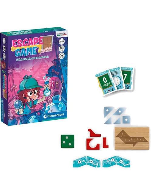Clementoni Escape Game – La Piramide Del Faraone – Gioco Da Tavolo In Italiano Per Famiglie, Dagli 8 Anni