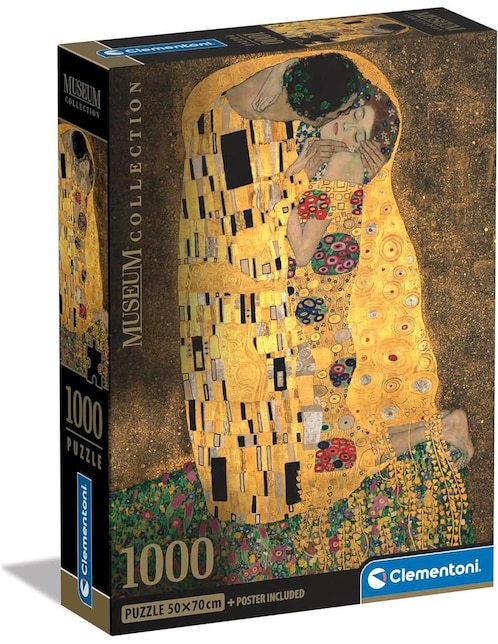 Rompecabezas Klimt: El beso el beso Clementoni 1000 piezas