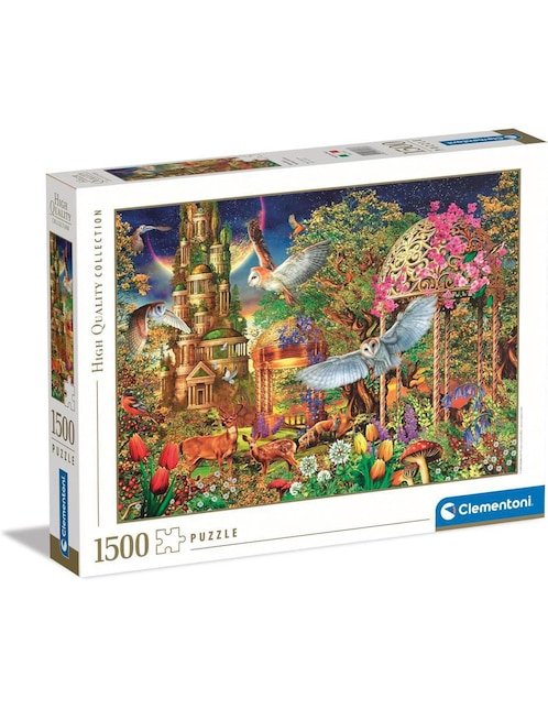 Rompecabezas Bosque Fantástico Fantasía del Bosque Clementoni 1500 piezas