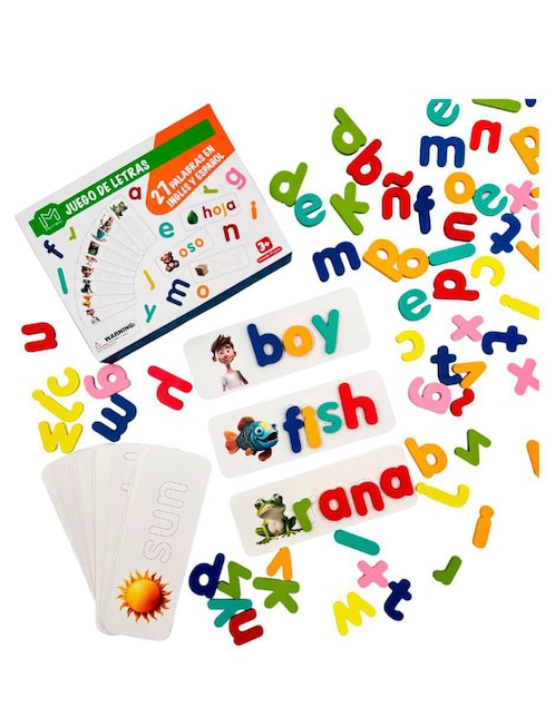 Juguete Abecedario Educativo Español Ingles Magicamente juego didáctico infantil unisex