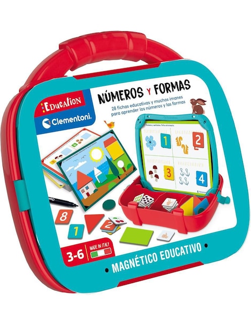 Maletín Magnético Números y Formas Clementoni