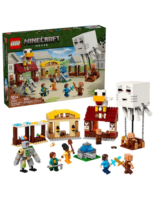 Lego Minecraft El Ataque a la Aldea del Globo de Ghast 21273 Minecraft