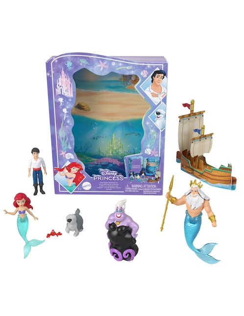 Set muñecas Disney Princesas La Sirenita