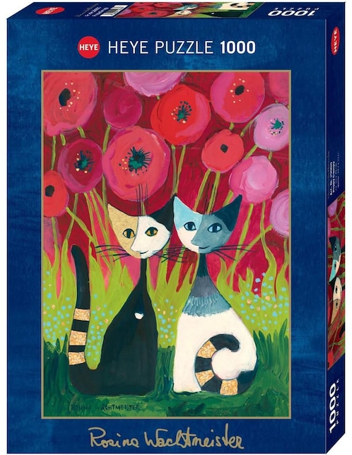 Rompecabezas artistas modernos Rosina Wachtmeister: Dosel de amapolas Heye 1000 piezas