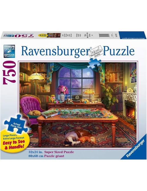 Rompecabezas Escritorio del Artista El Lugar Ideal para Armar Rompecabezas Ravensburger 750 piezas