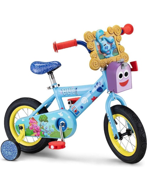 NICKELODEON Bicicleta infantil Nickelodeon rodada 12 Pistas De Blue para niña