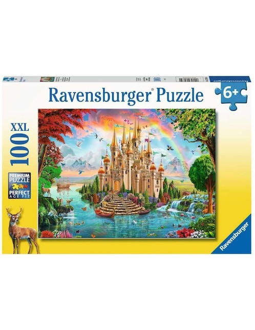 Rompecabezas Casas de Cuentos de Hadas Un Castillo de Ensueño Ravensburger 100 piezas