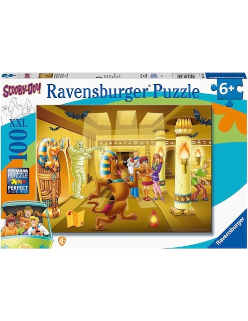 Rompecabezas Scooby Doo Mundo Egipcio Ravensburger 100 piezas