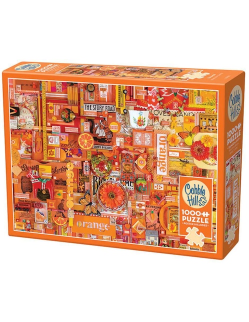 Rompecabezas Artistas Modernos Naranja Shelley Davies Cobble Hill 1000 piezas