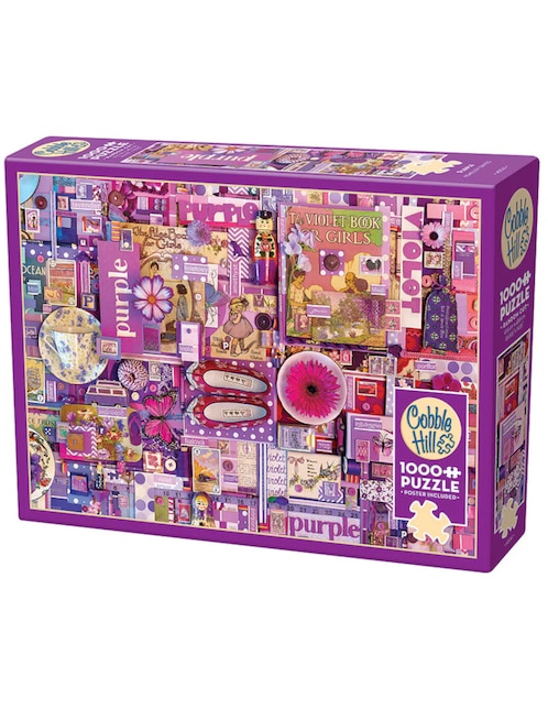Rompecabezas Artistas Modernos Morado Shelley Davies Cobble Hill 1000 piezas