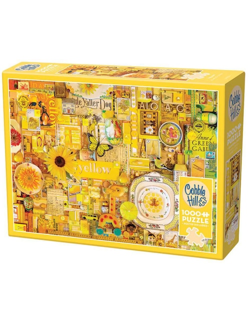 Rompecabezas Artistas Modernos Amarillo Shelley Davies Cobble Hill 1000 piezas