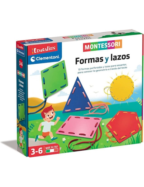 Montessori Formas Y Lazos Clementoni