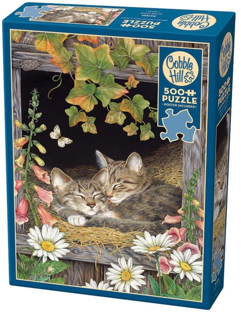 Rompecabezas Gatito Michis Cobble Hill 500 piezas