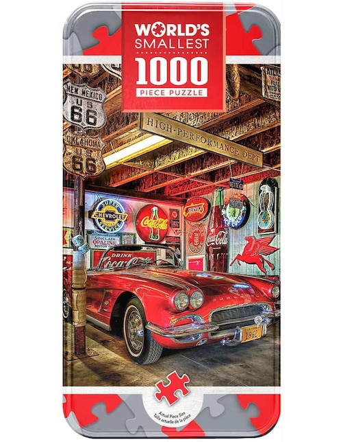 Rompecabezas Autos Clásicos Smallest Puzzle High Performance (Caja Metal) Master Pieces 1000 piezas