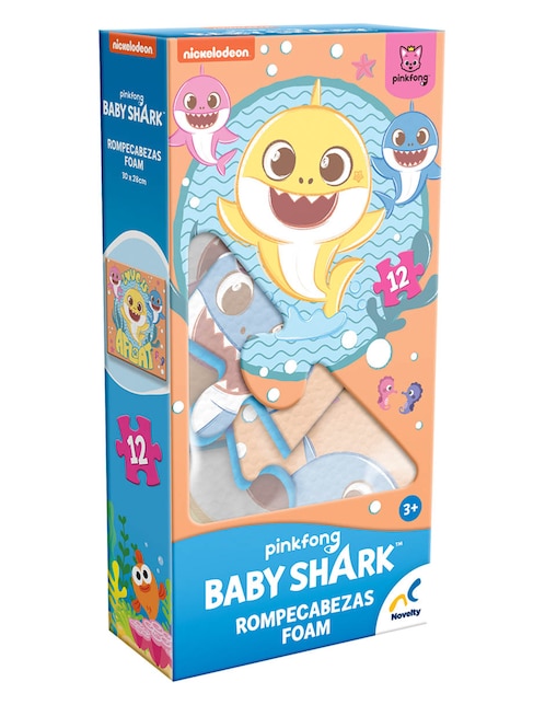Rompecabezas animales de mar Baby Shark 12 piezas 1