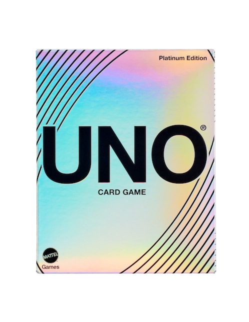 UNO Juego de cartas Platinum juego de mesa Uno
