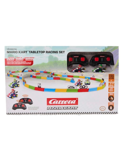 Set pista y automóviles tabletop racing Mario Kart 1