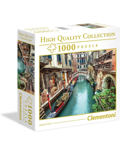 Rompecabezas canal de Venecia Clementoni 1000 piezas