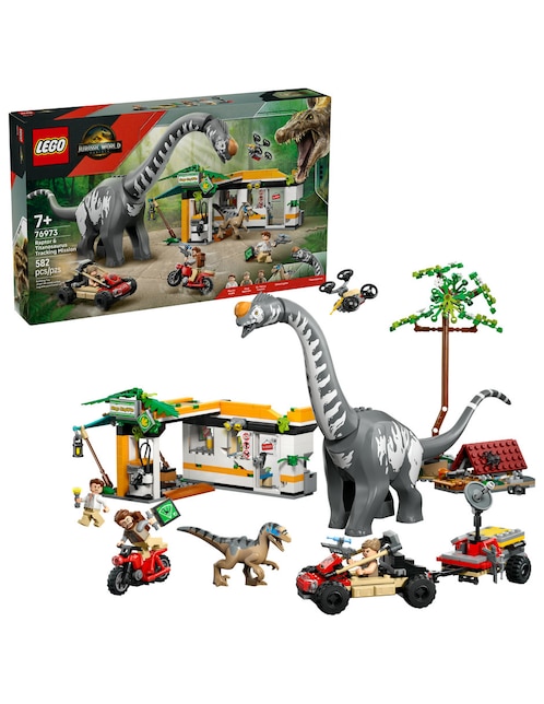 Lego Jurassic World Lego Misión de seguimiento: Raptor y Titanosaurus 76973 Jurassic World