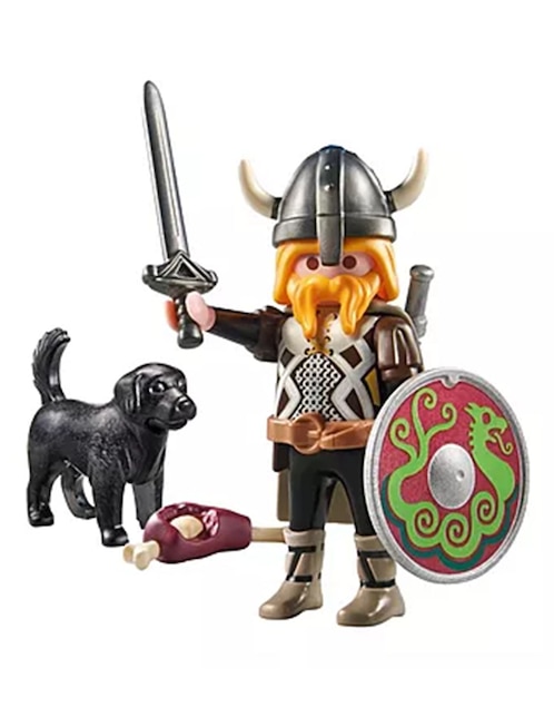PLAYMOBIL Playmobil Playmobil Vikingo con Perro Guardián 71755 Special Plus