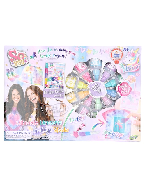Estudio avanzado Tie-Dye unicornio Tasia