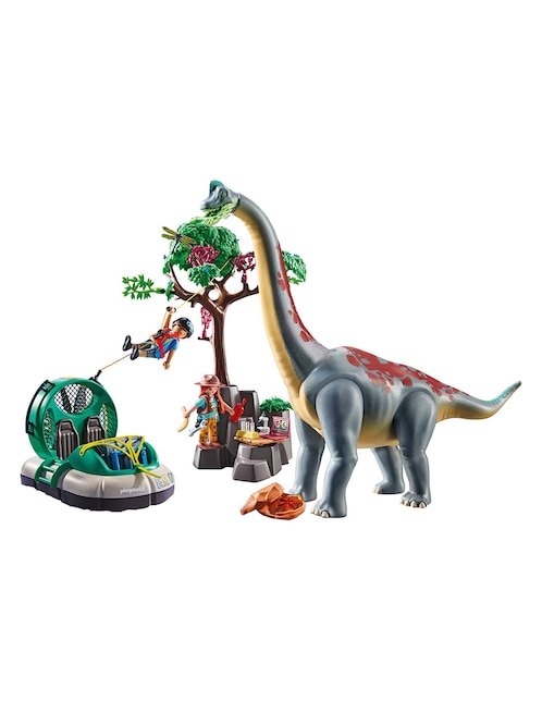 PLAYMOBIL Playmobil Braquiosaurio con Aerodeslizador 71819 Dinos