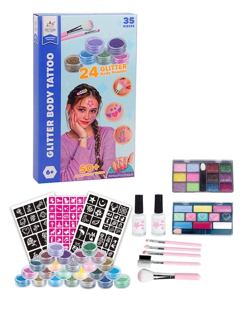 Set de tatuajes Glitter Body Tattoo