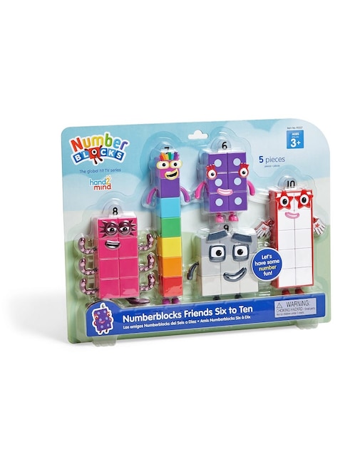 Set de figuras del seis al diez de Numberblocks Friends Learning Resources