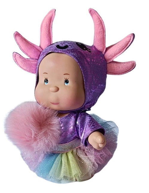 Muñeca Animales Pitukas Ajolotitos