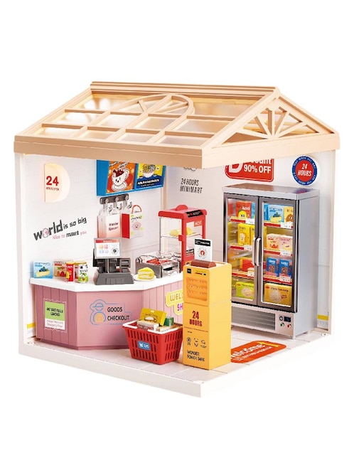Casa miniatura supermercado 1