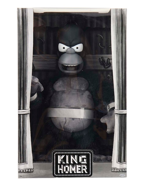 Peluche de King Homer Los Simpson de 35 cm