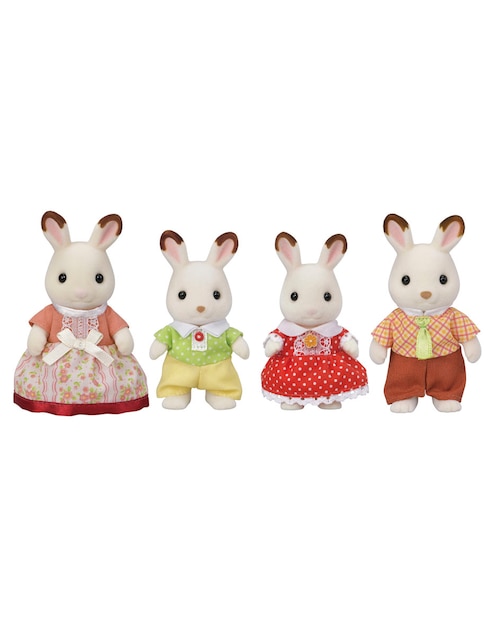 Familia Conejo Chocolate