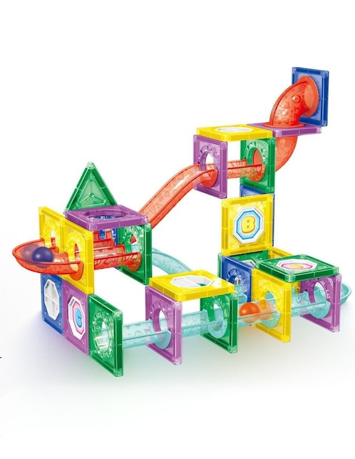 Pingüe Set de bloques de construcción magnéticos 3D hd385a